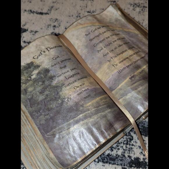 Handmade Decoupage God's Promise Bible Book! - Picture 5 of 5